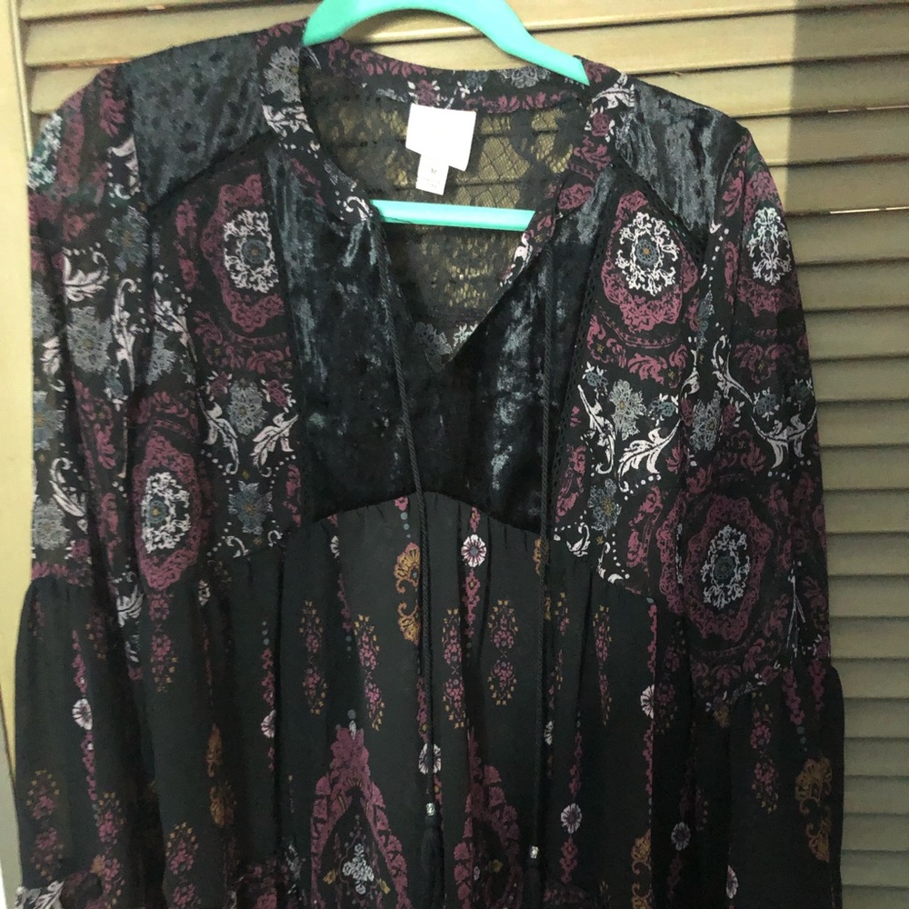 Bohemian style top